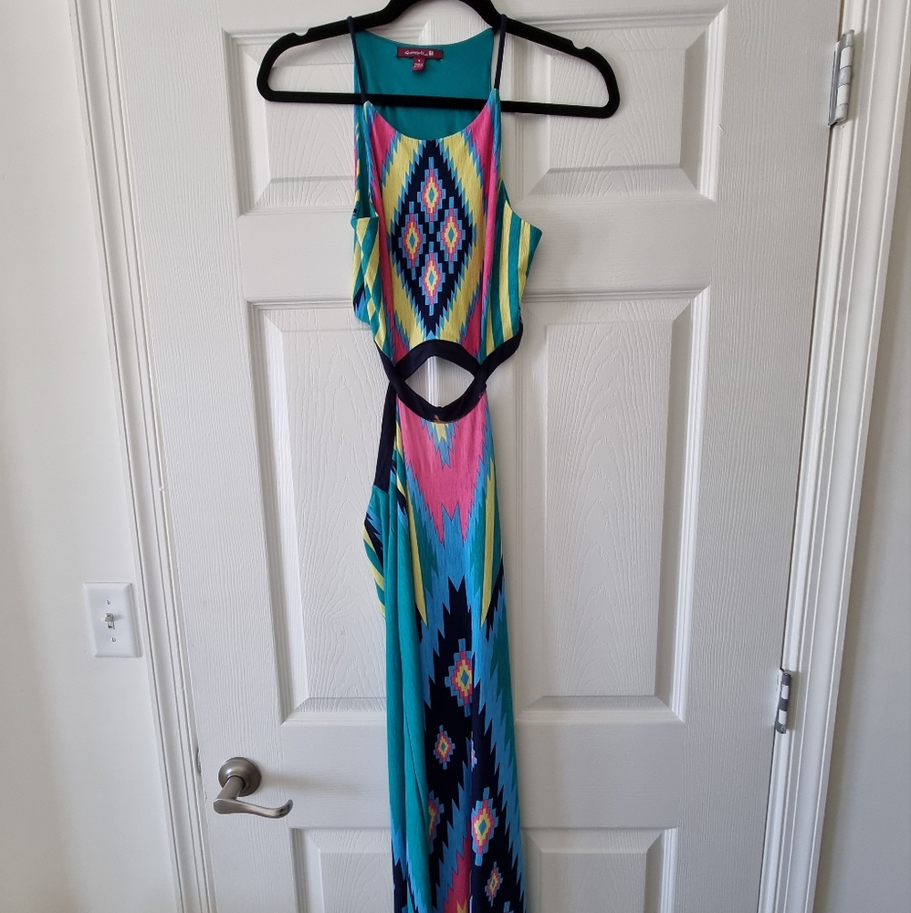 Tribal print dress.